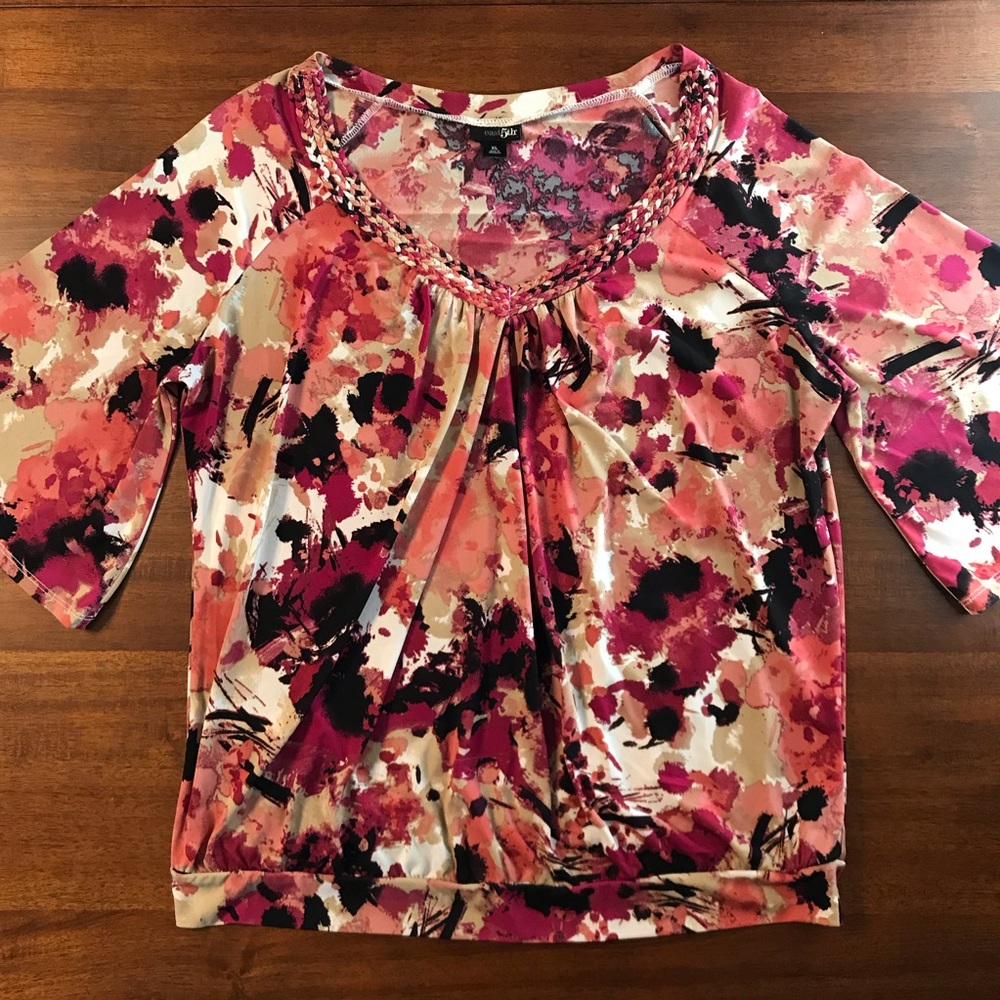 NWOT East 5th Stretch 🔔 Blouse Size XL